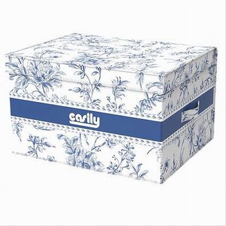 Trade Shop Trade Shop - Copy Of Box Portatutto Scatola Salvaspazio Contenitore Organizer 25x25x25cm Fantasia 87311