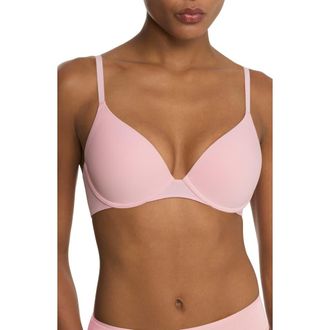 Natori Minimal Push Up Convertible Underwire Bra in Perfect Pink at Nordstrom, Size 34Dd