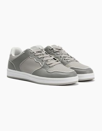 Ben Sherman Mens Ben Sherman Club Leather Mens Grey Trainers - Size: 10