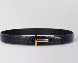 Tom Ford reversible t belt crocodile texture 4 cm