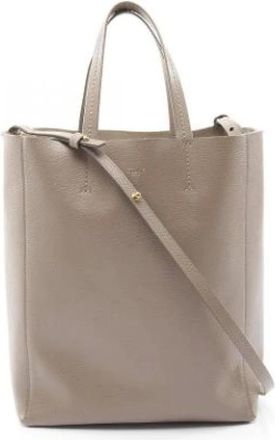 Celine Pre-owned Tote Bags, female, Brown, Size: ONE SIZE Pre-owned Leather Tote Bag