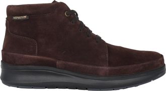 Mephisto Hoogwaardige heren enkellaars - Heren - Veterlaarzen - Bruin - 47 EU - Su&egrave;de - Schoenen