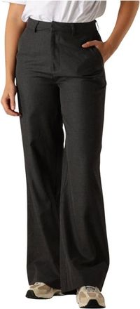 ALIX The Label Alix The Label, Broeken, Dames, Grijs, XL, Antraciet Wijde Pijp Broek