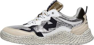 ID.EIGHT Urban Glam Zilveren Sneakers - unisex - Sneakers - Grijs - 44 EU - Schoenen