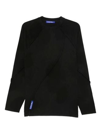 A-Cold-Wall* long sleeve panelled T-shirt - Black