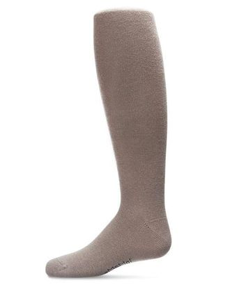 MeMoi Kids Soft Pima Cotton Opaque Tights in Taupe at Nordstrom, Size 12