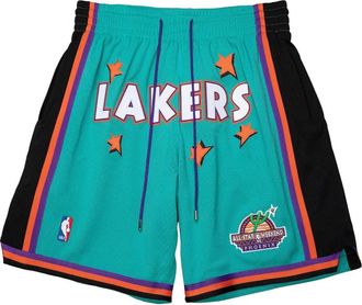 Mitchell & Ness Shorts NBA Lakers con coulisse 1995 - Blu