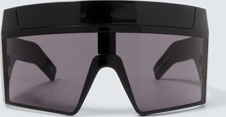 Rick Owens Rev Shiny shield sunglasses