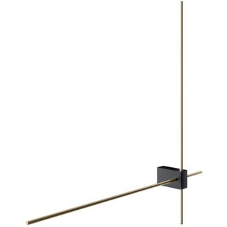 Maytoni Applique Da Parete Moderno Pars Alluminio Nero Luce Led Integrato 12W