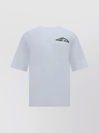 Dsquared2 cotton oversized logo print t-shirt