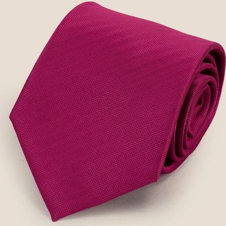 Oswin Hyde Mens Hot Pink Self Stripe