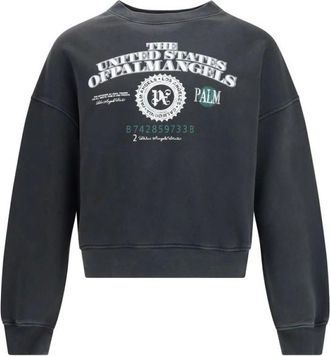 Palm Angels Hombre, Sudaderas, Negro, Talla: M