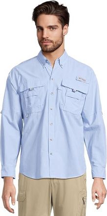Columbia Bahamatm II Long Sleeve Shirt Mens Long Sleeve Button Up Sail 1 : MD, Nylon