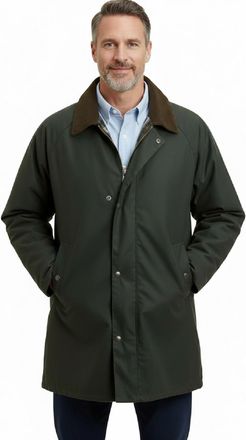 Generic Mens Waterproof Hiking Fishing Jacket Padded Country Wax Warm Outdoor Farming DETACHABLE Hoodie Coat UK (UK, Alpha, XXL, Regular, Regular, OLIVE GREEN