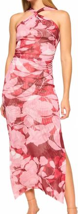 Misa Womens Elaine Dress In Flora Rosada Mesh