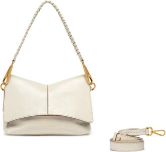 Gianni Chiarini Tassen, Dames, Wit, ONE Size, Leer, Square Schoudertas