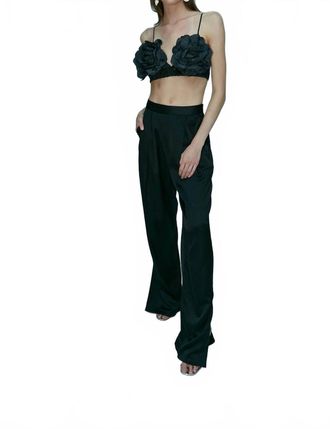 AIIFOS Emery Straight Leg Pants In Black