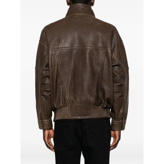 Petar Petrov Grained Lambskin Jacket - Brown