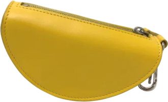 Fendi Pre-owned Leather key-holders - Dames - Vintage Accessoires - Geel - ONE Size - Leer - Vintage