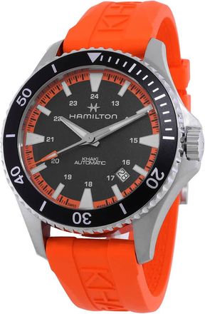 Hamilton Khaki Navy Scuba Automatic Black Dial Mens Watch H82395331