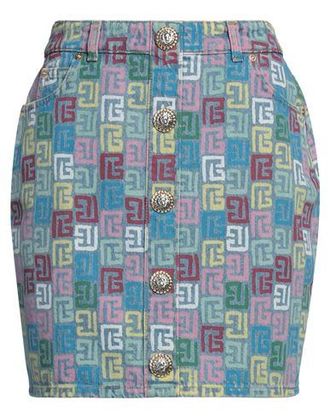 Balmain BOTTOMWEAR - Denim skirts on YOOX.COM