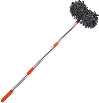 OEM Cepillo Giratorio Para Lavado De Coches Con Doble Cabezal, 3 Secciones, 115 Cm, Cerdas De Chenilla, Cepillo De Limpieza Suave Para Detalles, Adecuado 