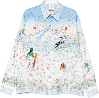 Casablanca Casual Shirts - Heren - Casual Overhemden - Veelkleurig - M - Overhemden