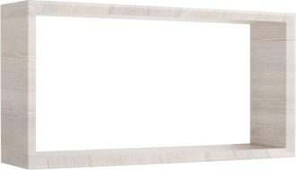 OEM Estante Rectangular Balda De Pared Mod. Art&ugrave; Roble Gris