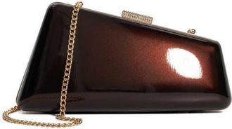 Dune London Balancing Frame Clutch in Brown at Nordstrom