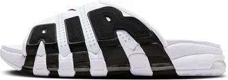 Nike Air More Uptempo Slide White Varsity Red Black FB7818-100