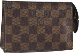 Louis Vuitton Pre-owned Clutches, female, Brown, Size: ONE SIZE Pre-owned Canvas Clutch