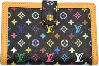 Louis Vuitton Pre-owned Vintage Bi-fold Portemonnee - Dames - Vintage Accessoires - Veelkleurig - ONE Size - Leer - Vintage