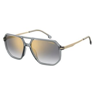 Carrera Grijze Gouden Gespiegelde Zonnebril - Heren - Accessoires - Grijs - Maat: 59 MM