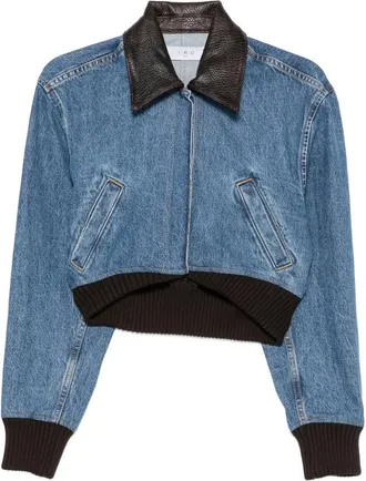 Iro Cropped Contrast-collar Jacket