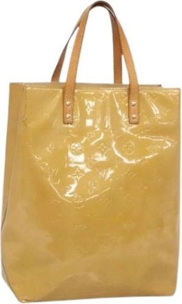 Louis Vuitton Pre-owned Tote Bags, female, Beige, Size: ONE SIZE Pre-owned Reade Handbag