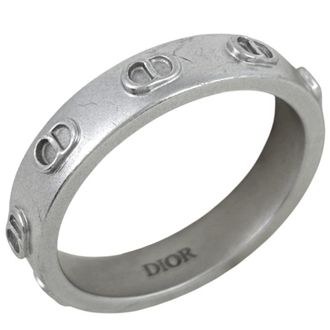 Dior Silver Silver Band Ring (Pre-Owned)