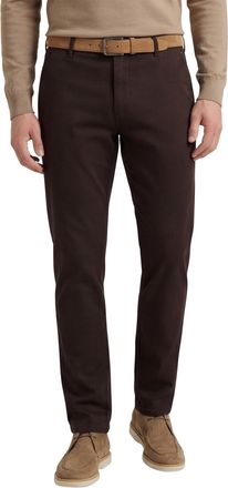 Meyer Bonn pantalon katoen donkerbruin