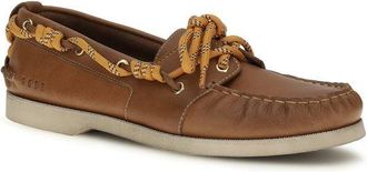 Golden Goose Womens Brown Calf Leather Bos Taurus Slip-On Loafers