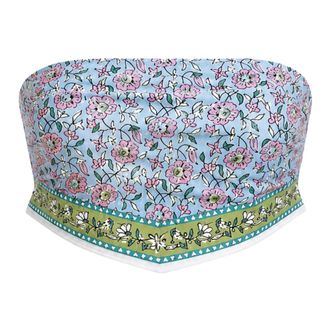 Saint Barth Bikinis, female, Multicolor, Size: L Bandeau Bikini Top