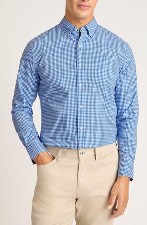 Bonobos Everyday Slim Fit Gingham Shirt in Multi Blue Gingham at Nordstrom, Size Xx-Large