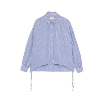 Roy Rogers Blouses, female, Blue, Size: XS Camicia manica lunga