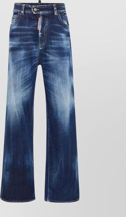 Dsquared2 denim wide-leg jeans