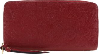 Louis Vuitton Cerise Red Color Monogram Empreinte Coin Purse/Coin Case (Pre-Owned)