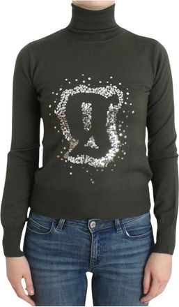 John Galliano Coltruien - Dames - Coltruien - Groen - S - Wol - Truien & Vesten