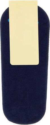 Gallo Mens Midnight Blue Stretch Cotton Blend Invisible Socks Calze