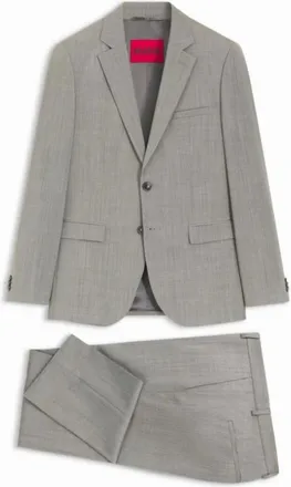 HUGO BOSS Uomo, Abiti Uomo, Grigio, XL, new