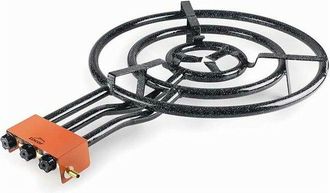 Lacor Fornello per paellero Lacor a gas butano 30-50-70 cm, 3 fuochi per padelle da 38 a 90 cm