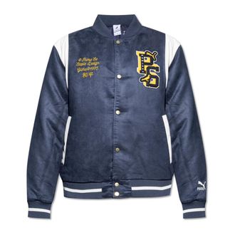 Puma x Staple - Heren - Bomber jackets - Blauw - L - Leer - Jassen