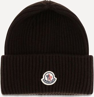 Moncler Wool and cashmere-blend Beanie Male UNI