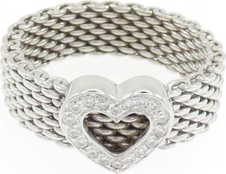 Tiffany & Co. White Gold (18K) Band Ring (Pre-Owned)